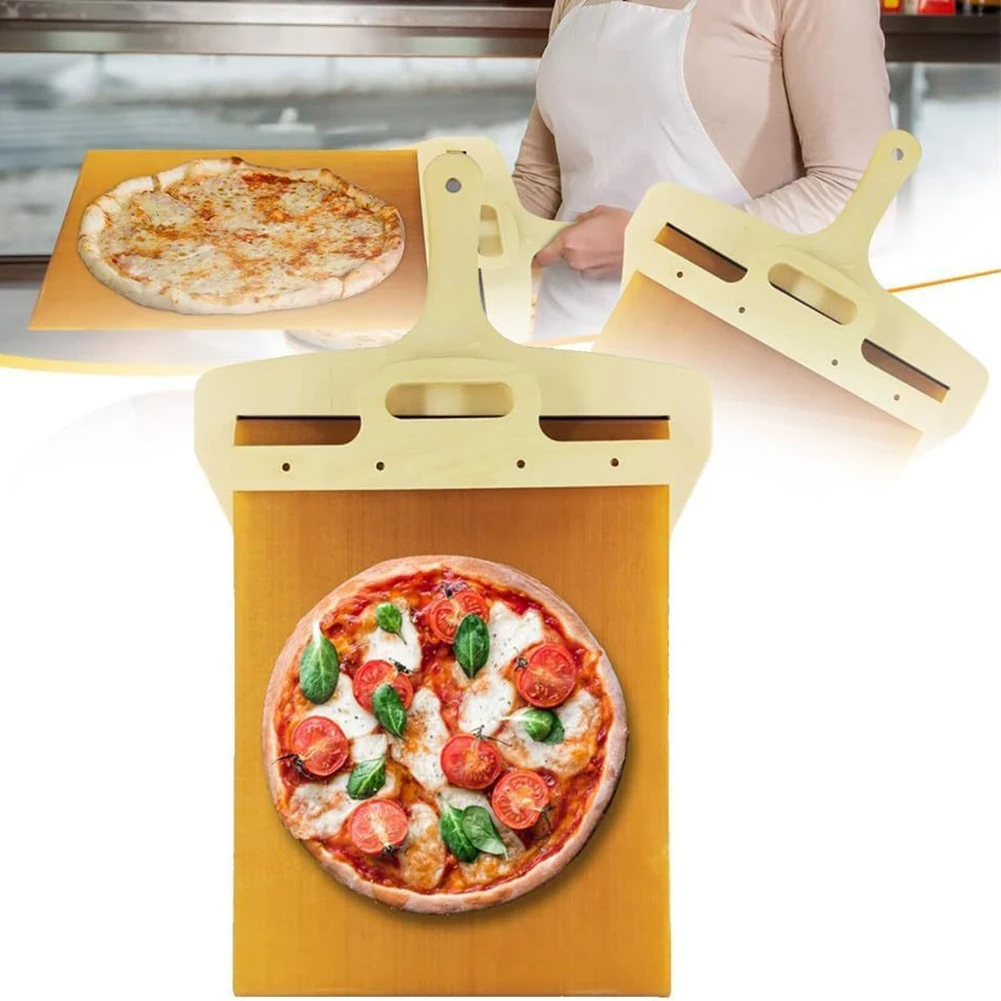 Crispy crust result from non-stick handy pizza baking tray