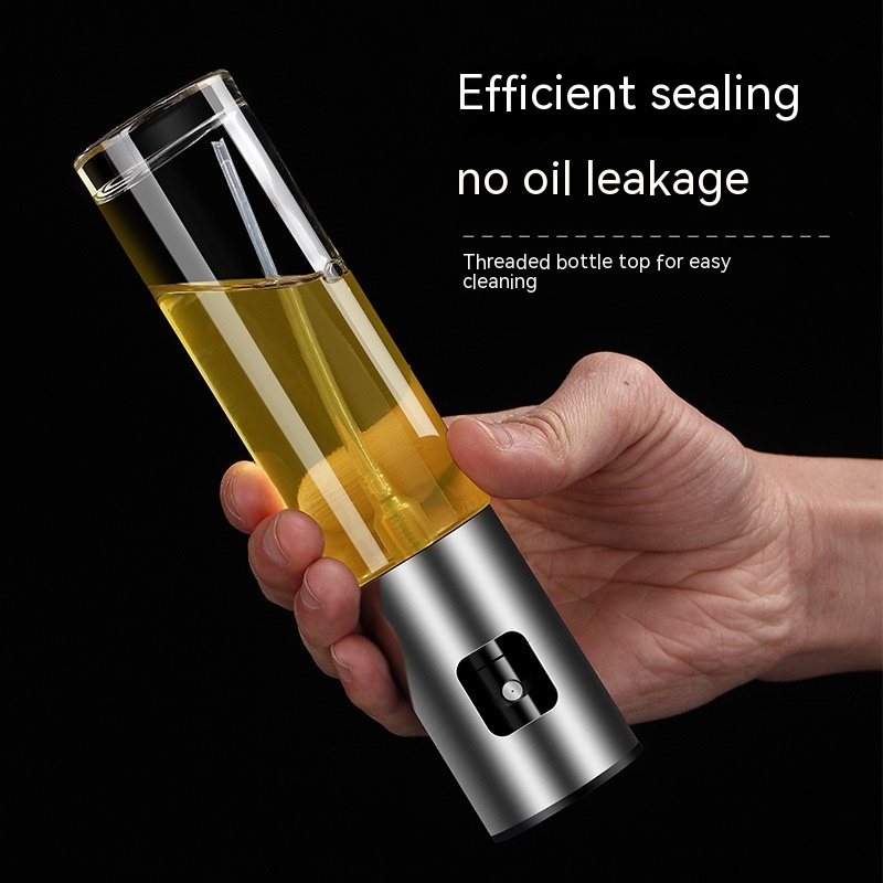 Beautifully Crafted Olive Oil Glass Bottle, Featuring a Classic Design and Functional Spout